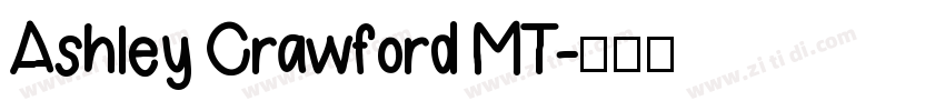 Ashley Crawford MT字体转换